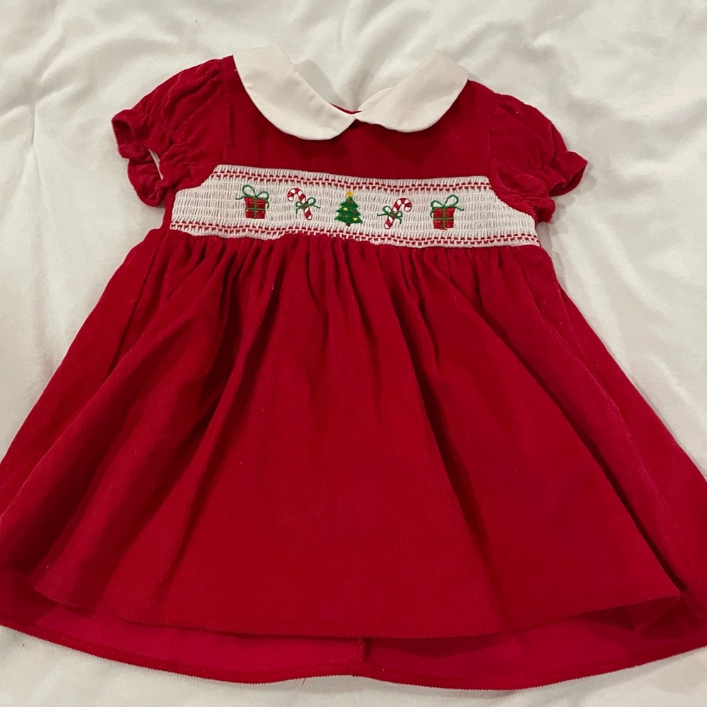 Smocked Christmas Dress